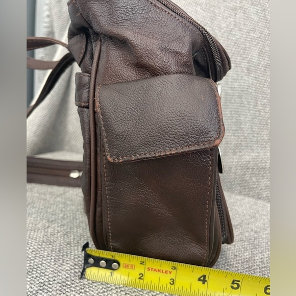 Brown Leather Backpack - Picture 11 of 16